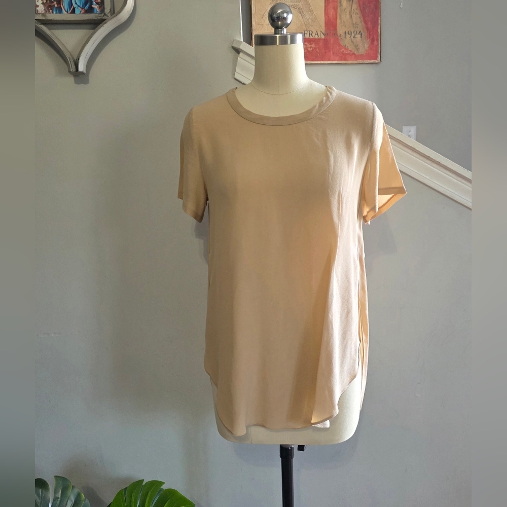 Phillip Lim Silk Blouse Beige Size 0